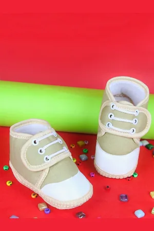 Neska Moda Unisex Kids Cotton Booties