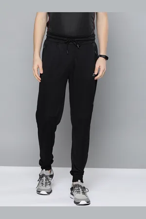 Slazenger Men Black Solid Joggers