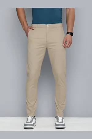 Flying Machine Men Solid Tapered Fit Chinos
