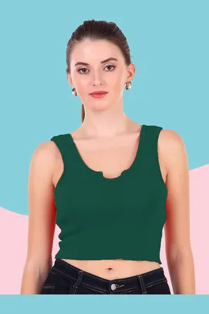 Mast & Harbour Cotton Tank Crop Top