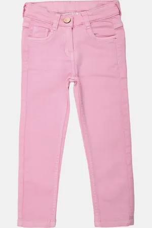 V-Mart Girls Mid-Rise Coloured Classic Slim Fit Jeans