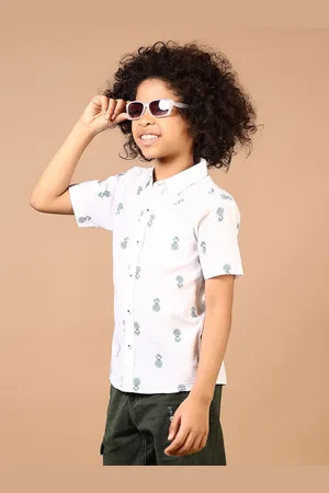 V-Mart Boys Opaque Printed Casual Shirt