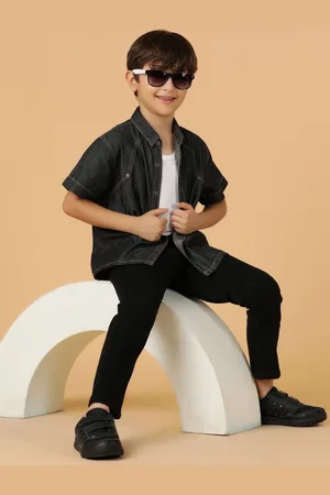 TALES & STORIES Boys Slim Fit Stretchable Jeans