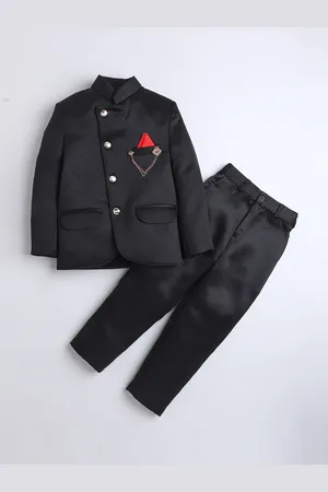 DKGF FASHION Boys Single-Breasted Two-Piece Formal Suit