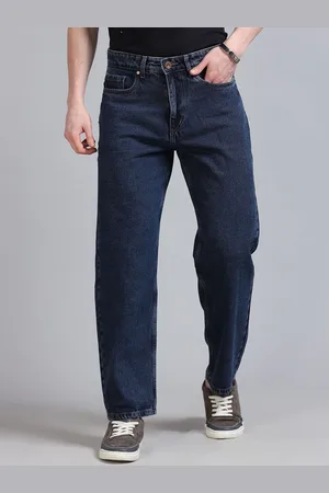 Roadster The Lifestyle Pure Cotton Loose Wide Leg Fit Jeans