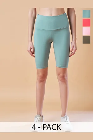 Color Capital Women Pack Of 4 Antimicrobial Above Knee Length Tights