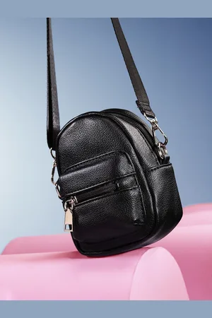 DressBerry Textured Structured Sling Bag