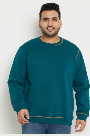 Club York Plus Size Round Neck Fleece Sweatshirt