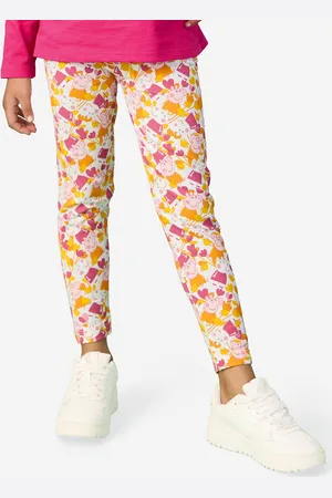 The Souled Store Infant Girls Peppa Pig Printed Ankle Length Leggings