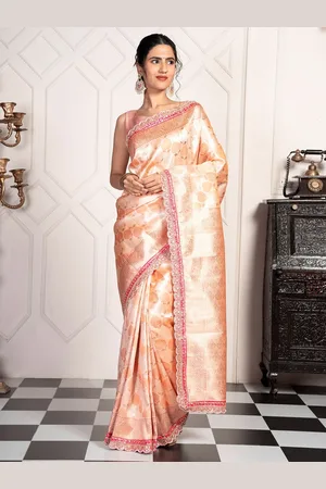 Mimosa Floral Zari Kanjeevaram Saree