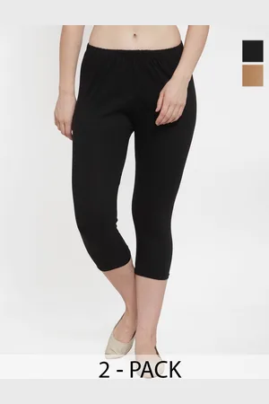 GRACIT Women Pack Of 2 Cotton Skinny Fit Capris