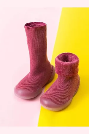 Neska Moda Unisex Kids Cotton Booties