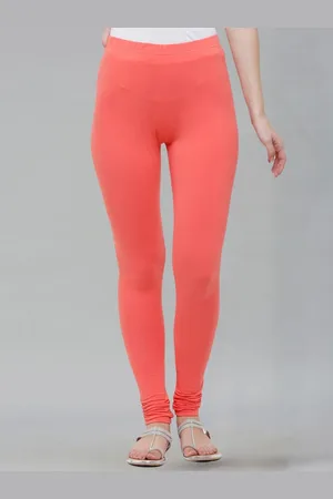 De Moza Women Cotton Churidar-Length Leggings