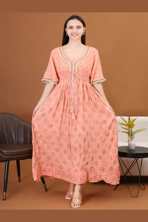 Moda Rapido Women Floral Printed Fit and Flare Maxi Dress