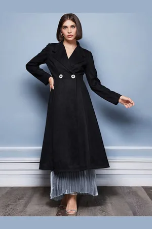 Miss Chase Women Lapel Collar Solid Casual Tailored Jacket