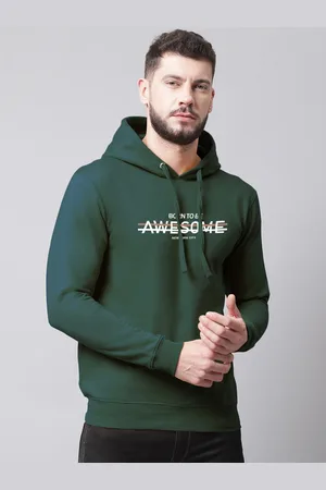 Friskers Men Printed Hooded Sweatshirt
