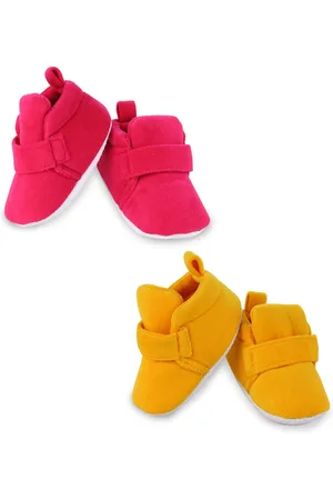 Neska Moda Kids Pack Of 2 Velvet Booties