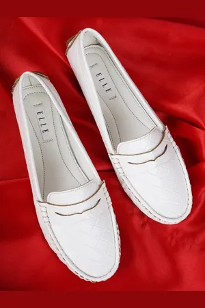 Elle Women Woven Design Slip-On Sneakers