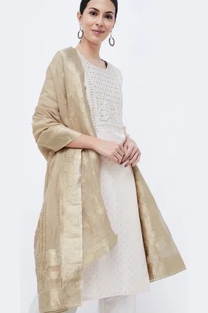 Lifestyle Woven Design Dupatta With Zari