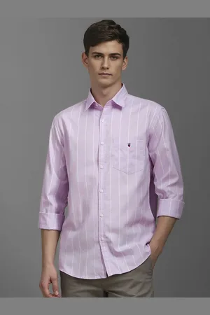 Louis Philippe Men Striped Cotton Casual Shirt