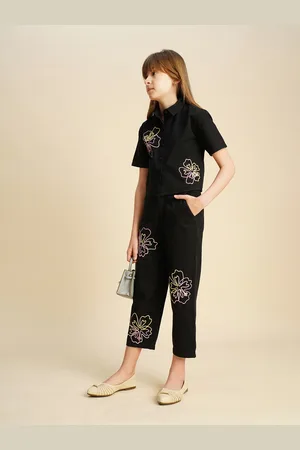 VERO MODA Girls Floral Trousers