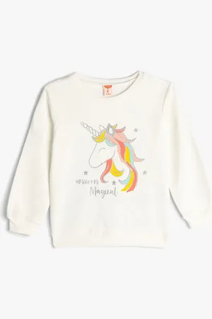 Koton Girls Graphic Printed Sweatshirt