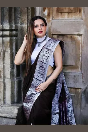 Saadhvi Woven Design Zari Pure Silk Saree