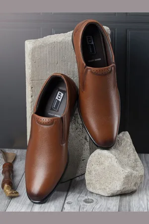 ID Men Leather Formal Slip-On Shoes