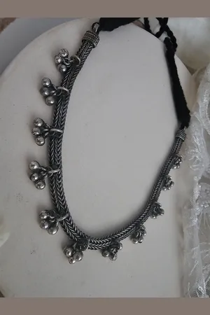 Binnis Wardrobe German Silver Silver Plated Necklace