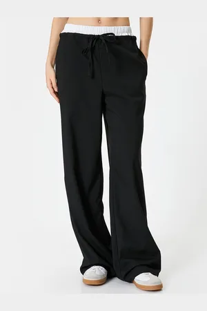 Koton Women Flared Parallel Trousers