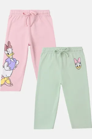 Nauti Nati Infants Cotton Donald Duck Graphic Printed Pack of 2 Leggings