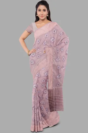 The Chennai Silks Floral Zari Sambalpuri Saree