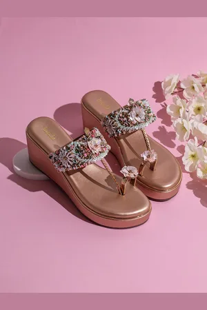 Inc 5 Embellished Ethnic Wedge Sandals