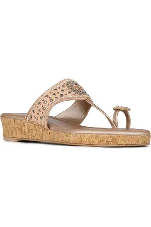 Inc 5 Embellished Ethnic Wedge Sandals