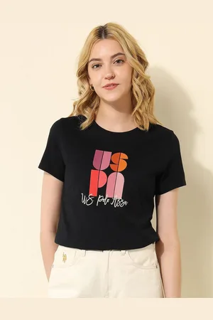 Ralph Lauren Regular Fit Typography Printed Round Neck Cotton T-shirt