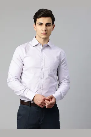Marks & Spencer Dobby Weave Pure Cotton Formal Shirt