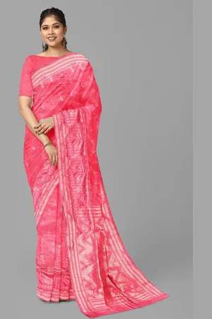 The Chennai Silks Woven Design Zari Jute Cotton Fusion Banarasi Saree