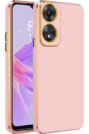 Karwan Oppo A78 Electroplated Chrome 6D Phone Back Cover