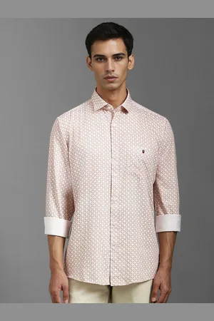 Louis Philippe Men Slim Fit Opaque Printed Casual Shirt