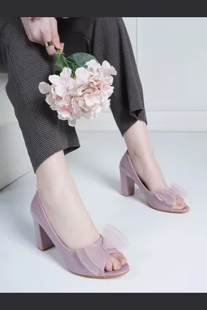 LAVIE Party Block Pumps with Bows