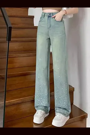 DressBerry Women Straight Fit High-Rise Light Fade Jeans