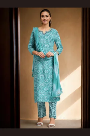 Jaipur Pure Cotton Printed Suit Set