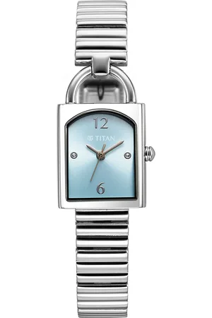 Titan Metro Women Embellished Dial & Bracelet Style Straps Analogue Watch 95303SM01