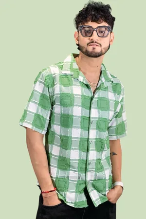 Moda Rapido Men Comfort Opaque Checked Casual Shirt