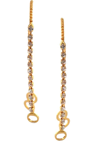 Jewar Mandi Gold Plated Classic Ear Cuff Earrings