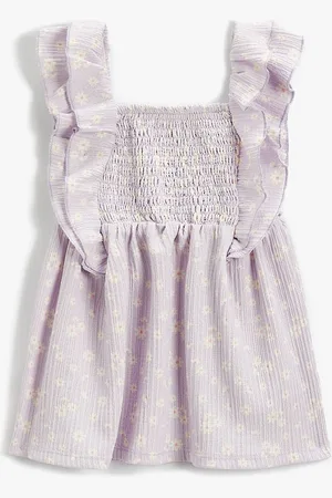 Koton Girls Floral Printed Fit & Flare Dress