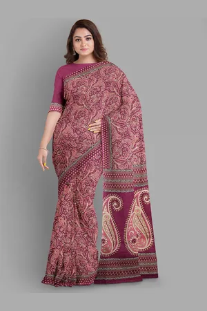 The Chennai Silks Floral Fusion Sambalpuri Saree