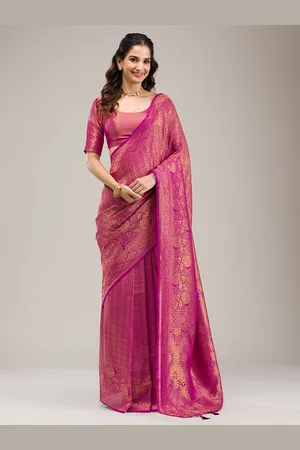 Koskii Woven Design Zari Saree