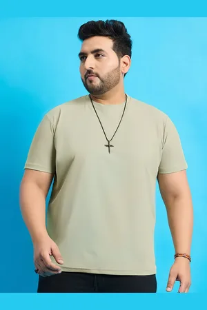 Bigbanana Plus Size Round Neck Bio Finish Short Sleeves T-shirt