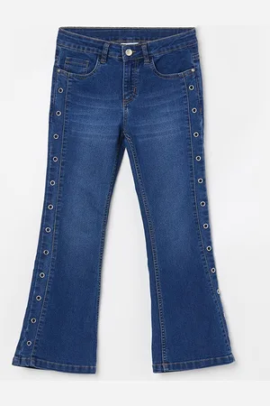 Lifestyle Girls Bootcut Clean Look Light Fade Jeans